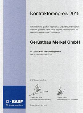 Kontraktorenpreis 2015