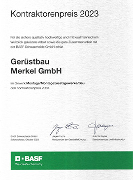 Kontraktorenpreis 2023