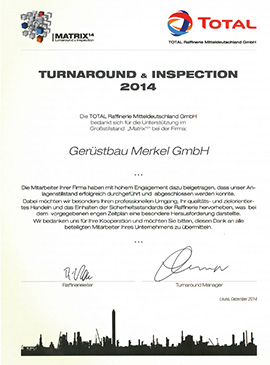 Turnaround & Inspection 2014
